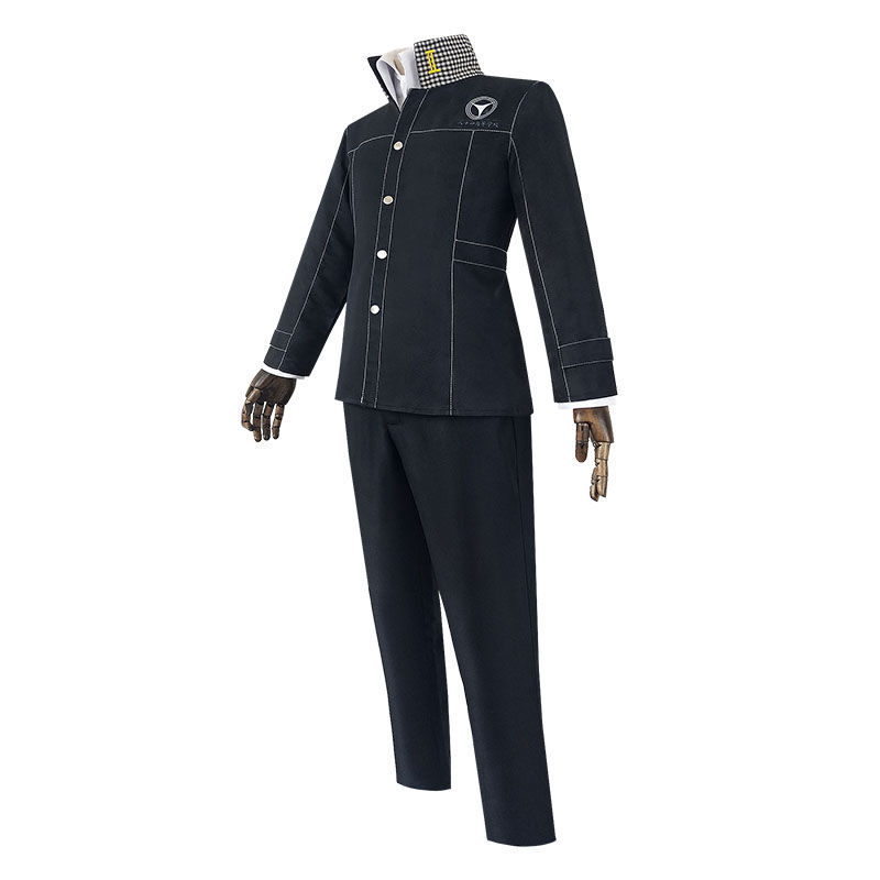 Costume de cosplay Yu Narukami pour hommes, uniforme scolaire, veste, chemise, pantalon, tenue d'Halloween, de Noël