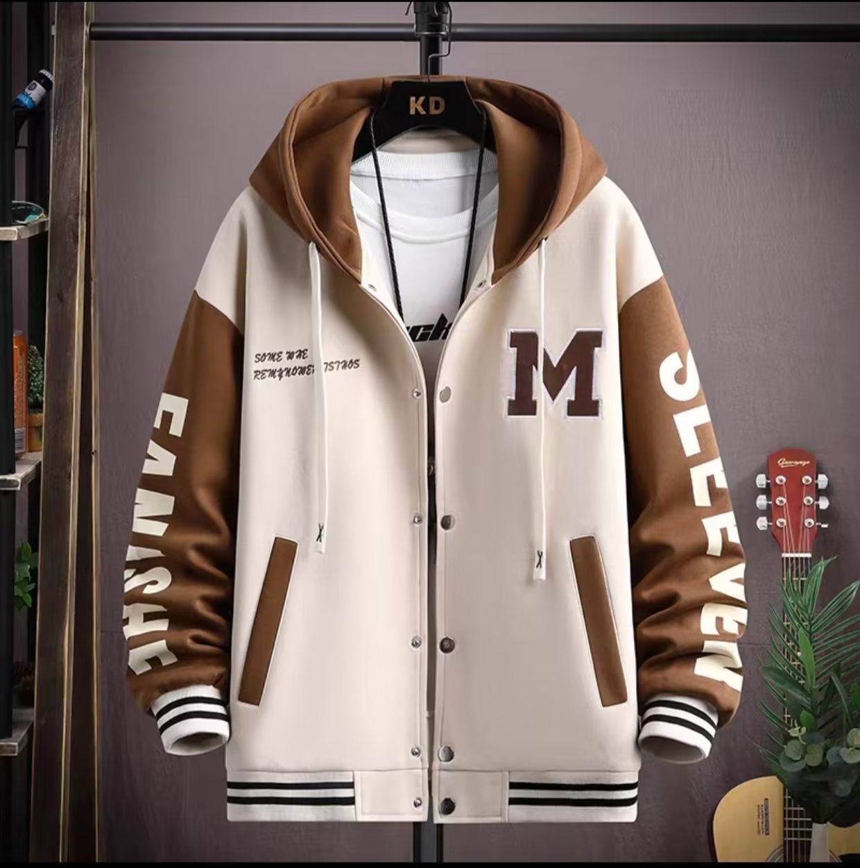 Maillot de Baseball à capuche pour hommes, veste coréenne décontractée à capuche, Harajuku, mode de rue, vêtements pour hommes, manteau de haute qualité, automne