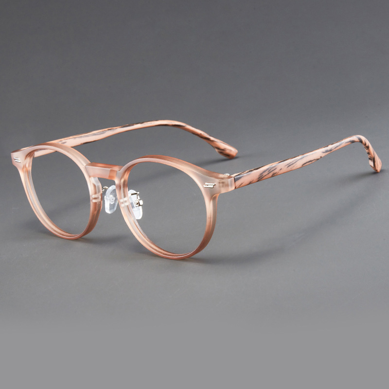 Lunettes de lecture anti-lumière bleue à monture ronde de style japonais pour hommes et femmes, style jeune