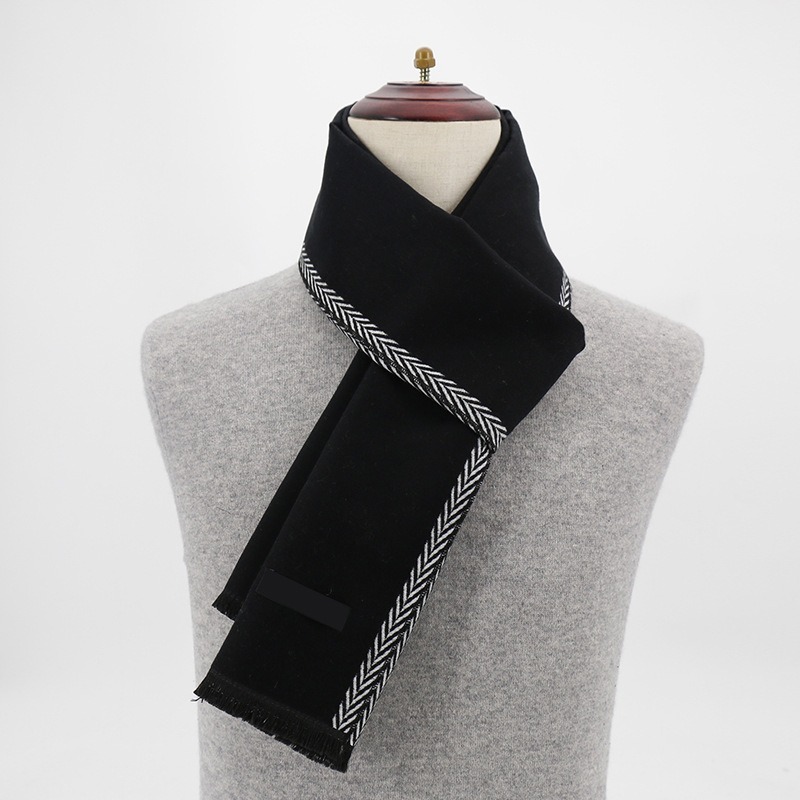 Marque de luxe hiver Plaid cachemire écharpe pour hommes chaud cou écharpes hommes d'affaires foulards longs hommes Pashmina châle