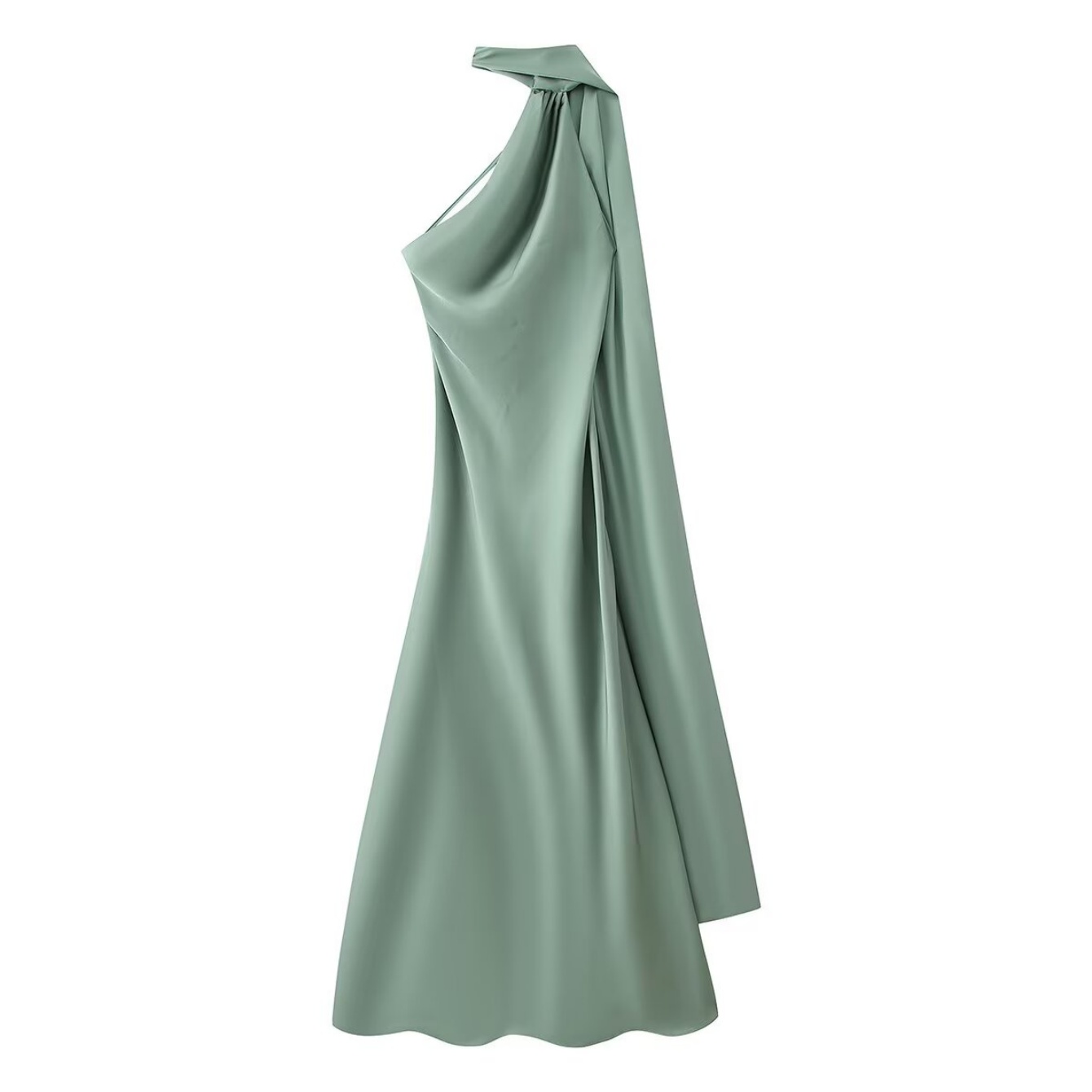Robe de soirée élégante en satin longue avec ruban pour femme, chic, dos nu, sans manches, nouvelle collection été, couleur unie