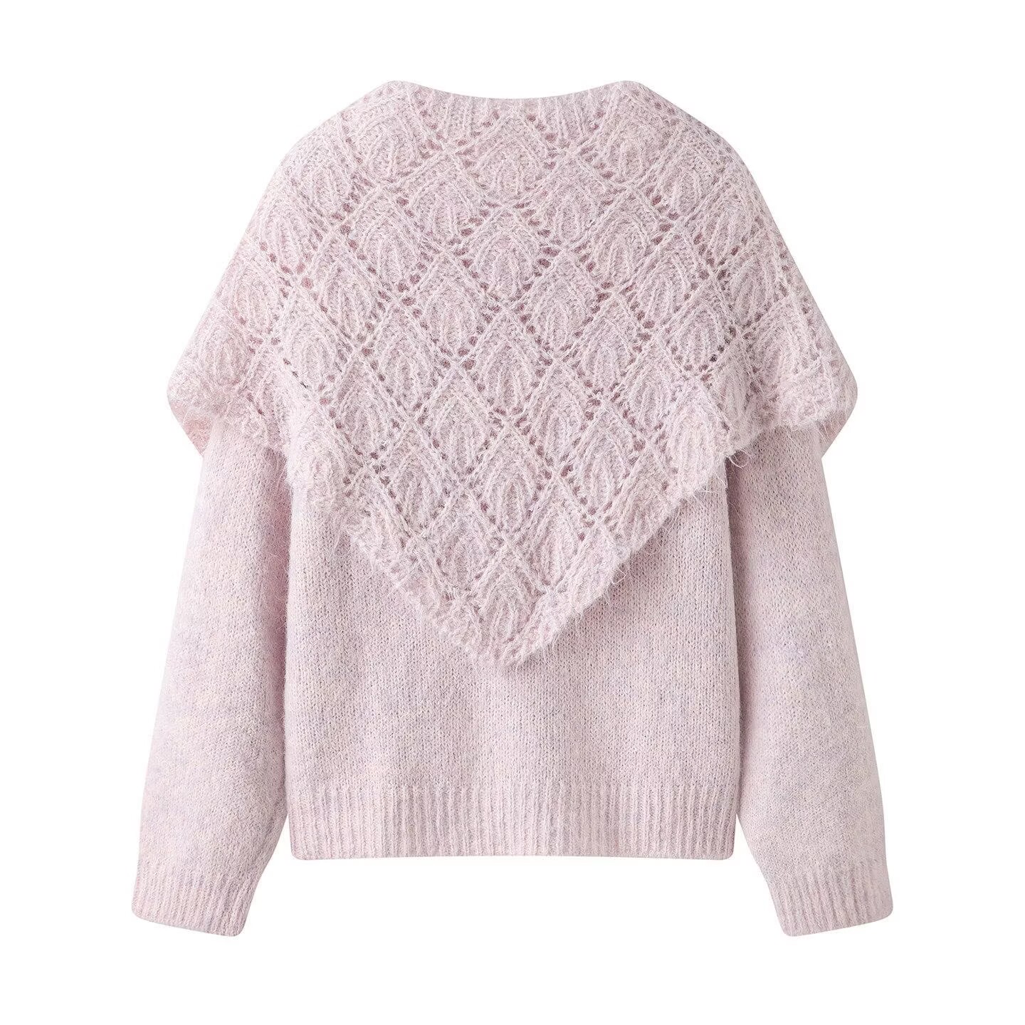 Cardigan pour femme, élégant, à manches longues, en maille, style cardigan ouvert, coupe ample, mode féminine, automne-hiver, cardigan décontracté et oversize.