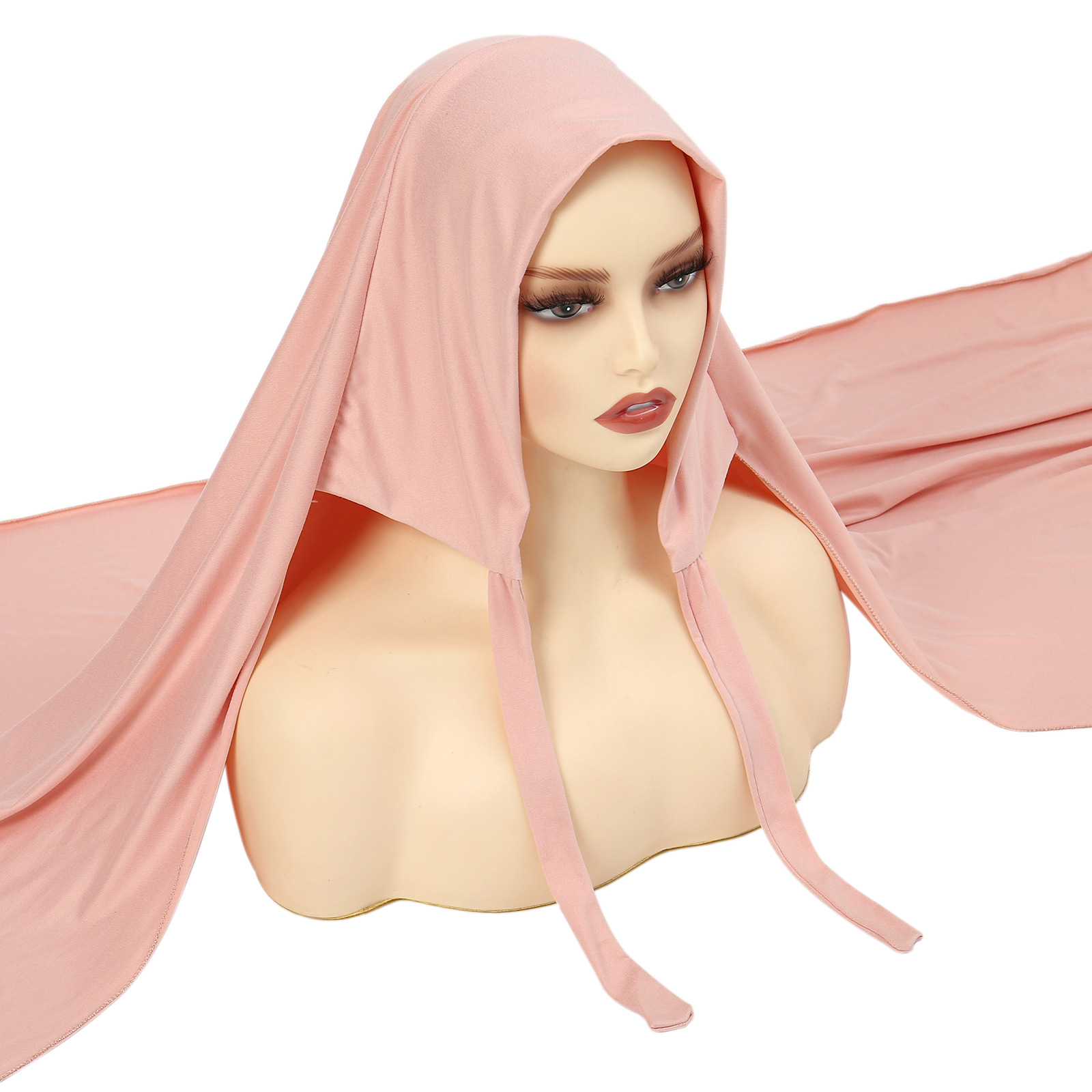 Foulard Hijab malais avec Bandage antidérapant pour femmes musulmanes, respirant, Long châle islamique, bandeau Turban à la mode