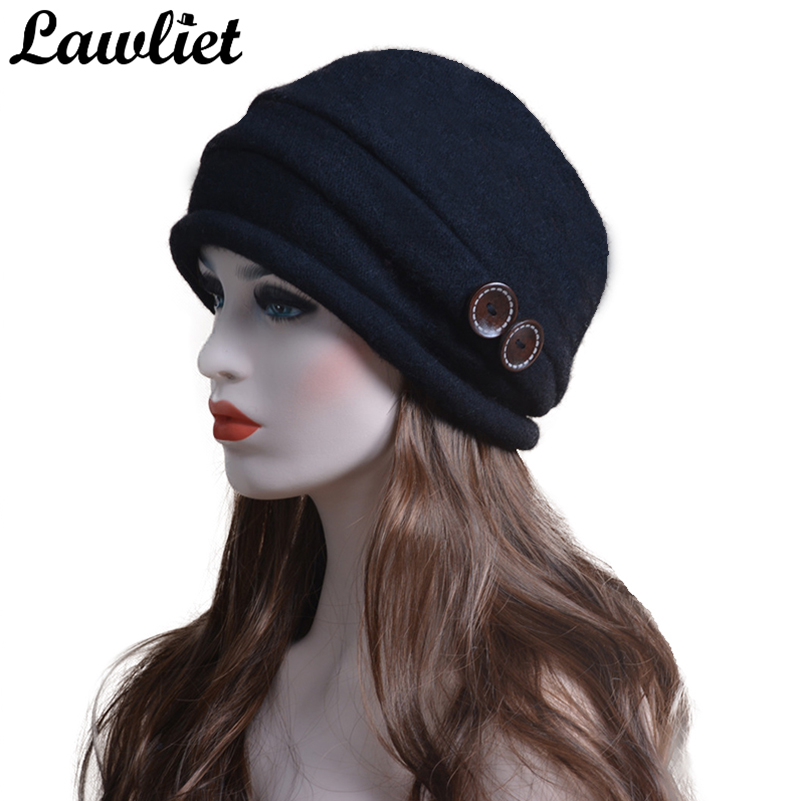 Lawliet-Bonnets en laine chaude pour femmes, chapeaux d'hiver, chapeau au crochet pour dames, bonnets Skullies, casquette de ski Gorro Girl, Tsacrifice