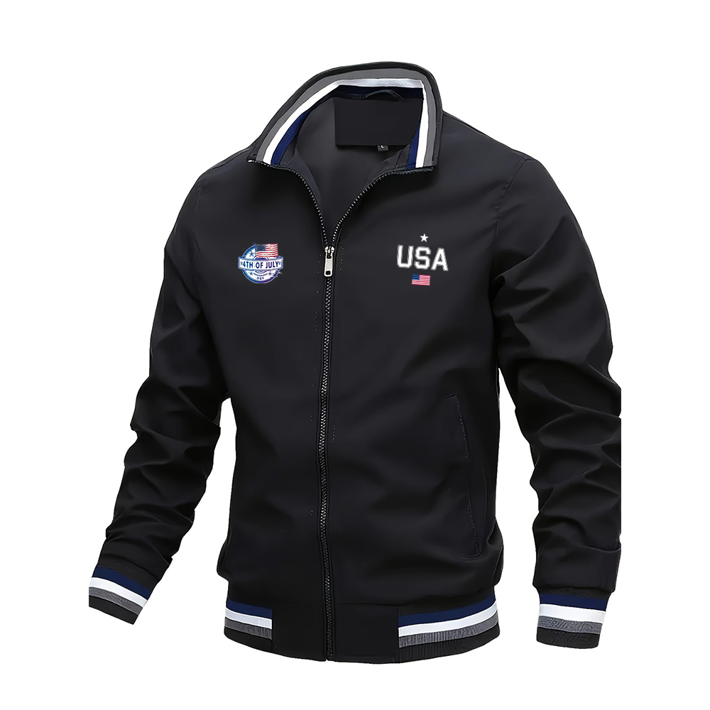 Vestes pour hommes de haute qualité mode décontracté USA lettre graphique imprimé manteau extérieur hauts Baseball Bomber varsity veste hommes surdimensionné