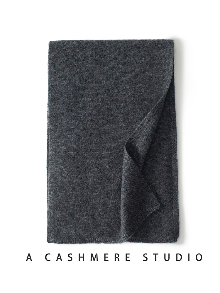 Écharpe tricotée en cachemire pour hommes et femmes, écharpes unisexes, haut de document solide, garde au chaud, hiver, nouvelle mode, extérieur, 2024