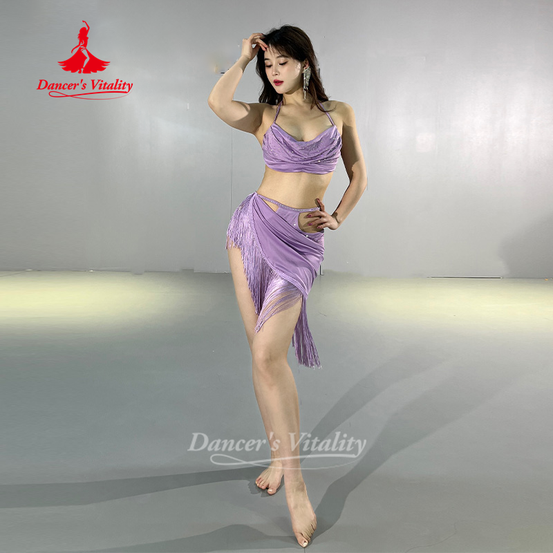 Costume de danseuse du ventre pour femmes, vêtements de Performance de tempérament Sexy haut de gamme, vêtements d'entraînement de danse du ventre orientale pour adultes