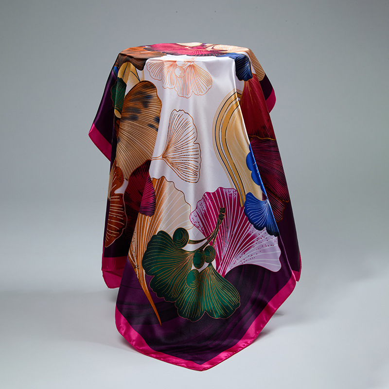 Foulard Turban en Satin pour Femme – Luxe et Élégance : Voile, Châle, Bandana, Ruban, Bandeau et Accessoires Cheveux