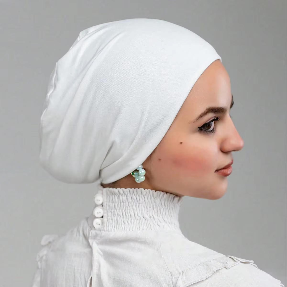 Nouvelles sous-bonnets musulmans pour femmes 2026 en jersey extensible, bonnets intérieurs pour hijabs, sous-bonnets à devant rond, bonnets islamiques pour femmes, turbans, bonnets, bandanas