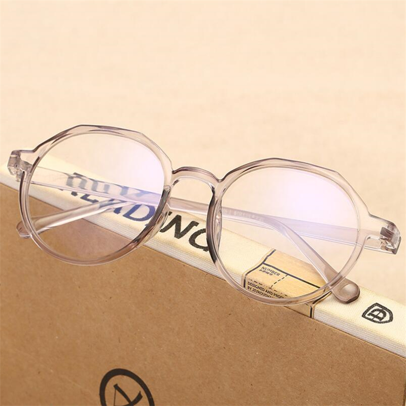 Lunettes optiques rondes rétro pour femmes et hommes, verres transparents à la mode pour myopie, pour myopie, 0 -0.5 -1.0 -1.5 à-6.0