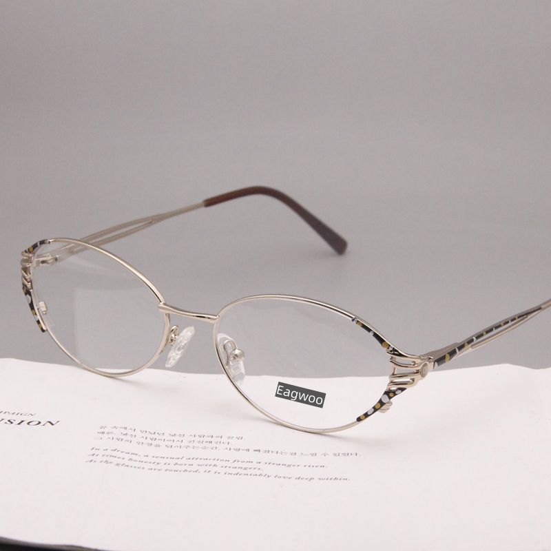 Lunettes en alliage métallique, monture optique à jante complète, Prescription pour femmes, lunettes de lecture élégantes pour myopie