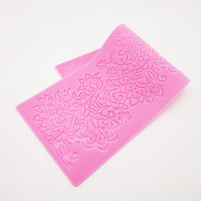 Sugarcraft-Moule en dentelle pour décoration de gâteau de mariage, bordure en polymères pour har ant, outils de fleur de cuisson