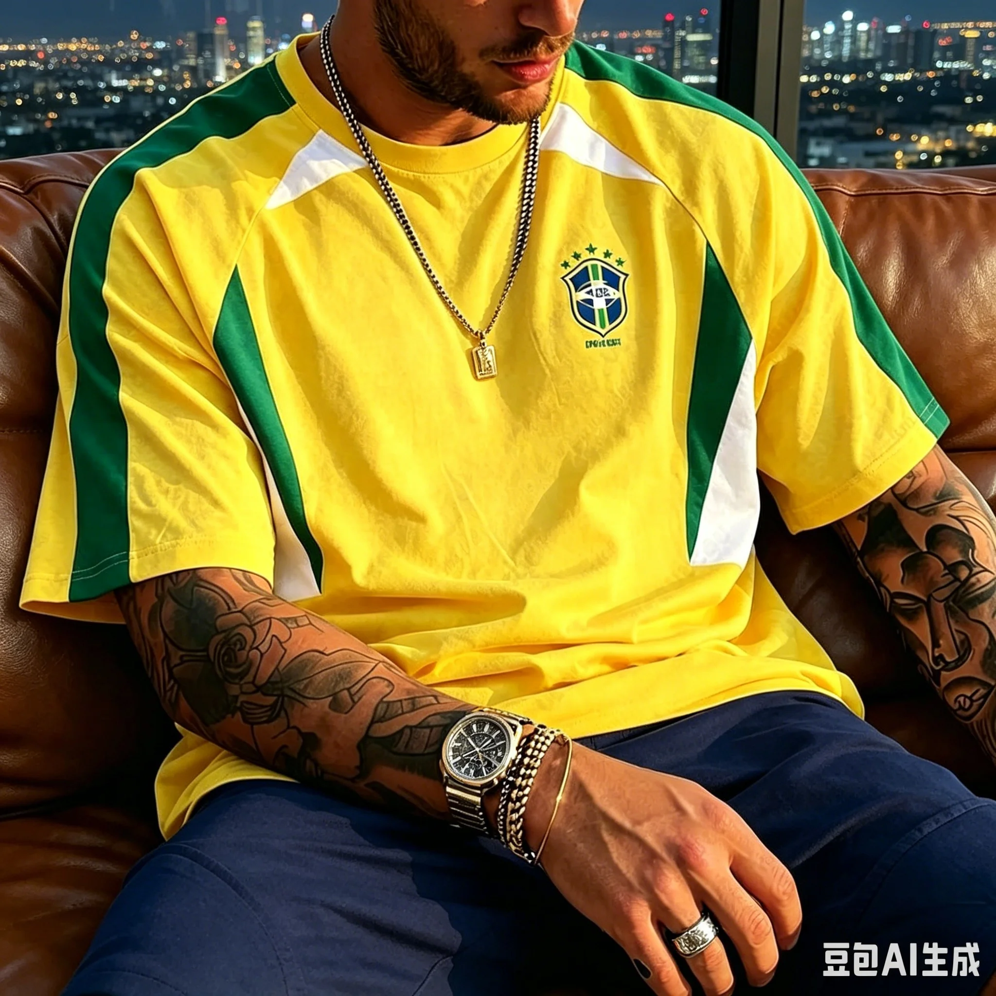 Maillot de football rétro 2026 pour homme, jaune et vert, séchage rapide, respirant, tenue de sport athlétique, ensemble pour supporter, grandes tailles jusqu'à 6XL