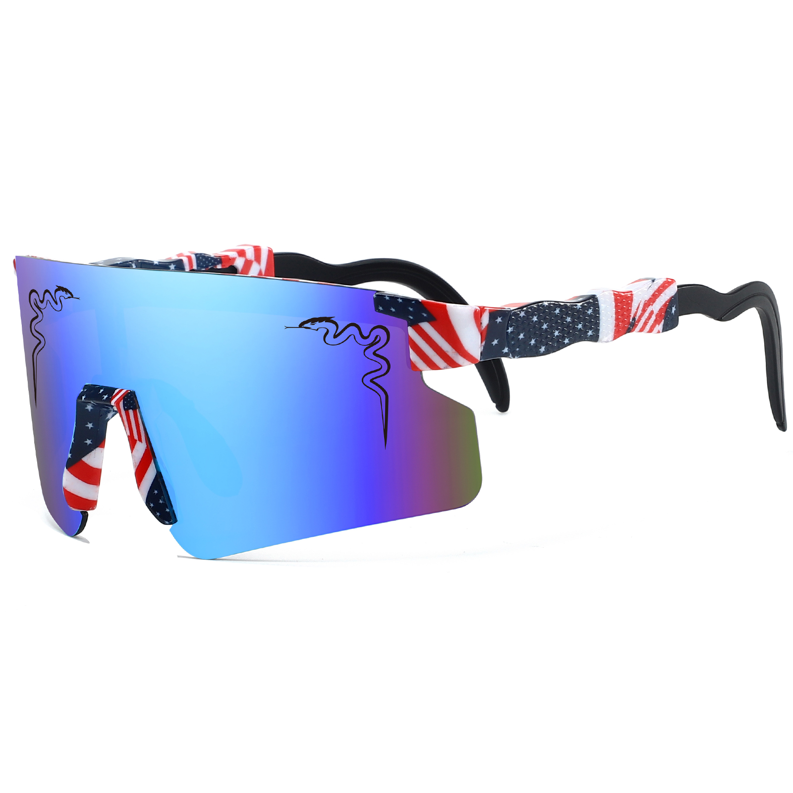 Lunettes de soleil hommes femmes UV400 lunettes de soleil Baseball Sport de plein air cyclisme lunettes vtt vélo lunettes de vélo