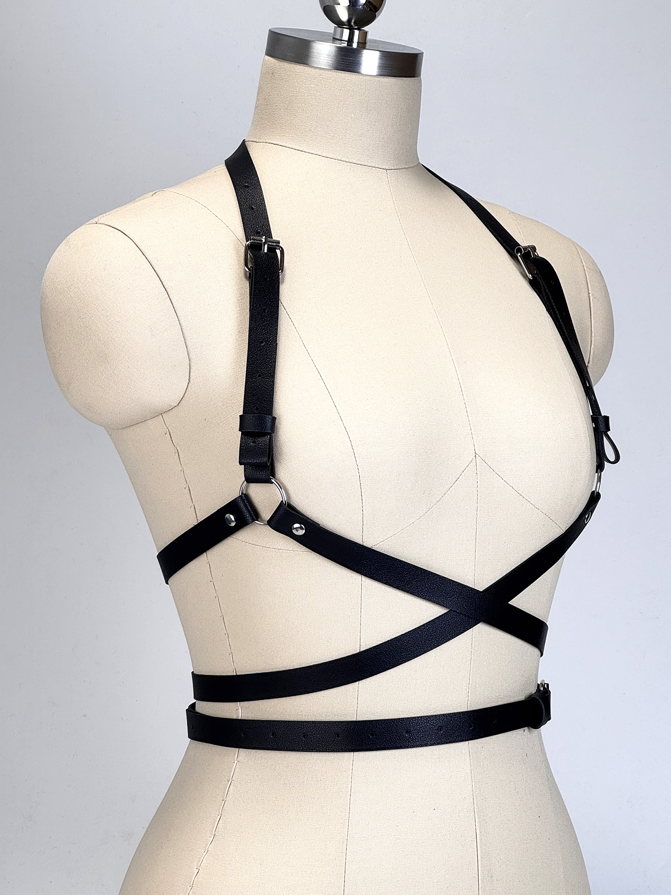 Ceinture Punk pour femmes, Style de rue, bretelles pour femmes, harnais de corps, Corset, accessoire de vêtements gothiques