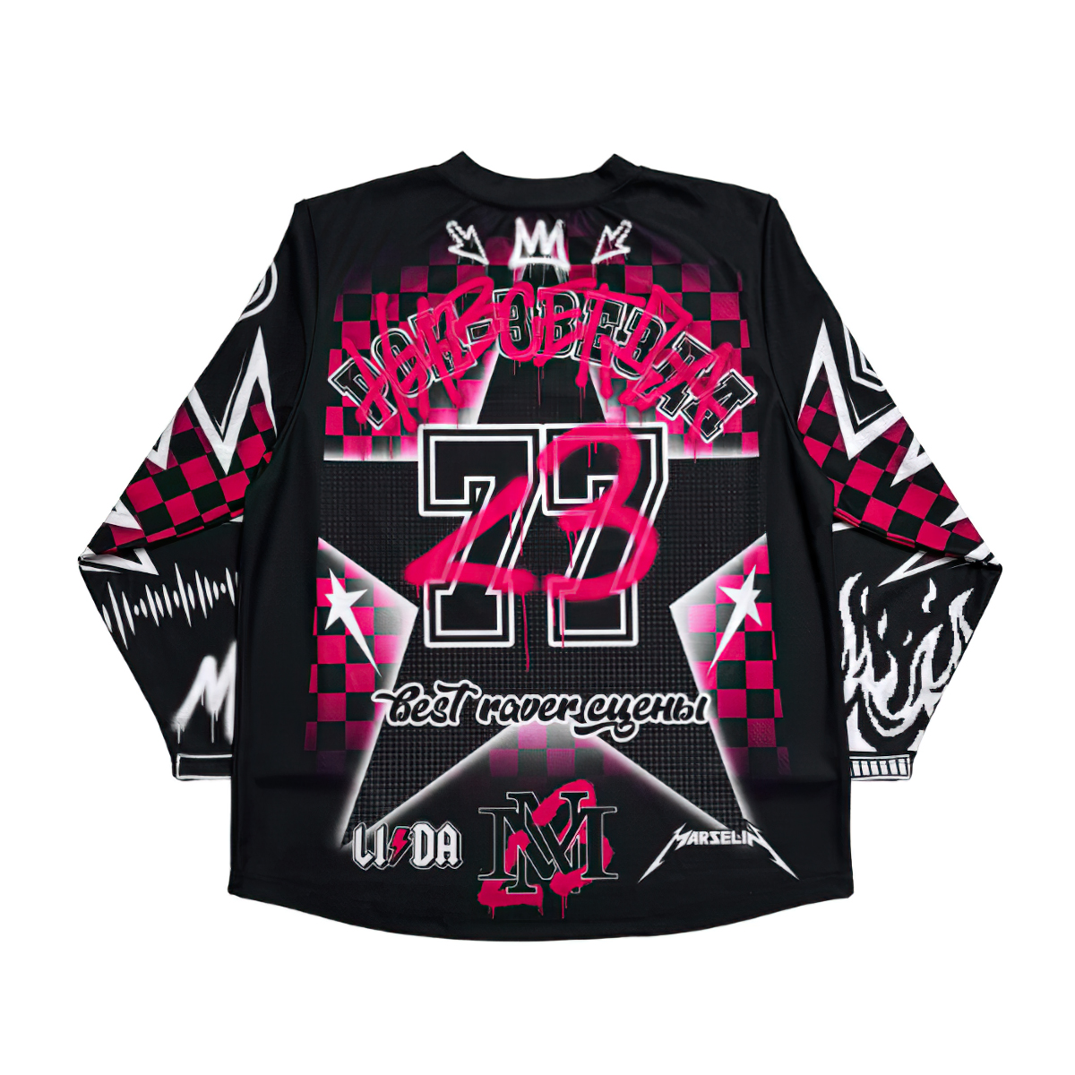 Russie Р®к-Navoз Б Нав eusг Б Jersey Manches Longues T-shirt Hommes Femmes Harajuku Maillot de Baseball Décontracté Hauts Vêtements Classiques Surdimensionnés