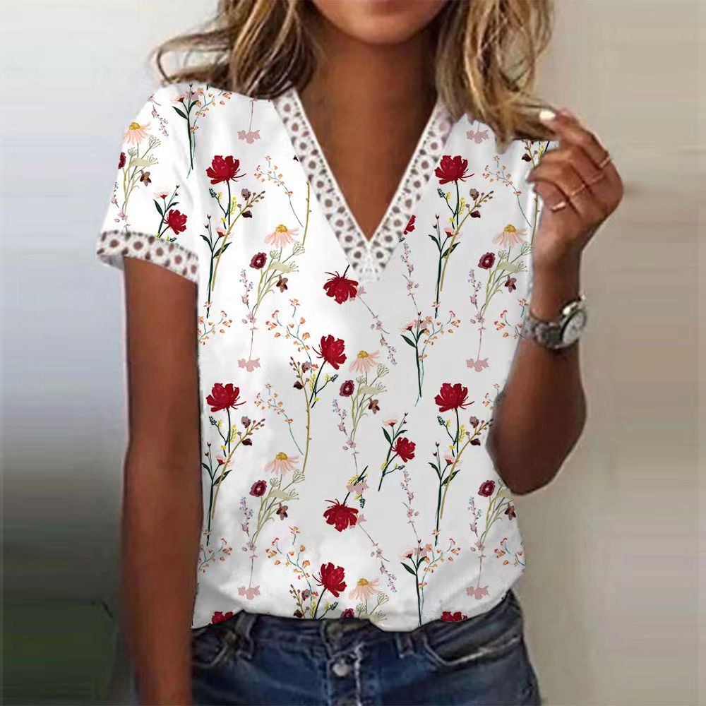 Grande taille femmes décontracté ample été femmes T-Shirts décontracté ample manches courtes T-Shirts femmes mode hauts élégants