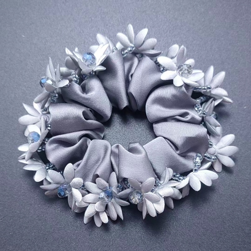 Bande de cheveux de gros intestin pour femmes, ULà cheveux, fleur de coiffure, accessoires de cheveux de haute qualité, mode coréenne