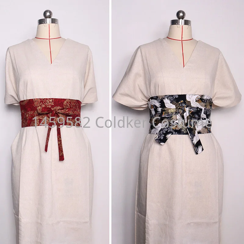 Ceinture Hanfu traditionnelle chinoise, style japonais rétro, corset, ceinture Obi, ceinture de robe, sangle, accessoires de ceinture de kimono