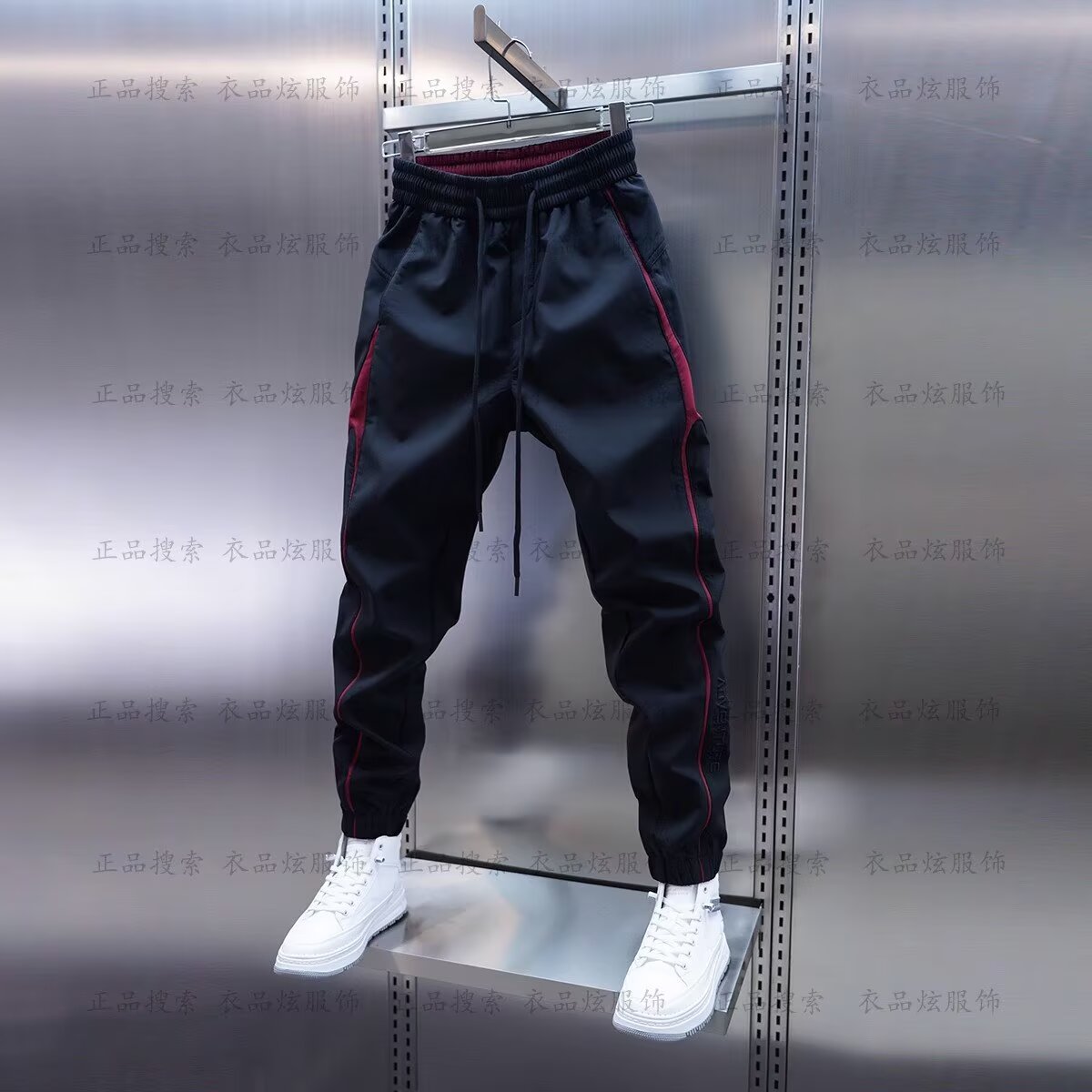 Pantalons de survêtement pour hommes course à pied sport Joggers sarouel Streetwear hommes taille élastique ample cordon pantalon pantalons décontractés