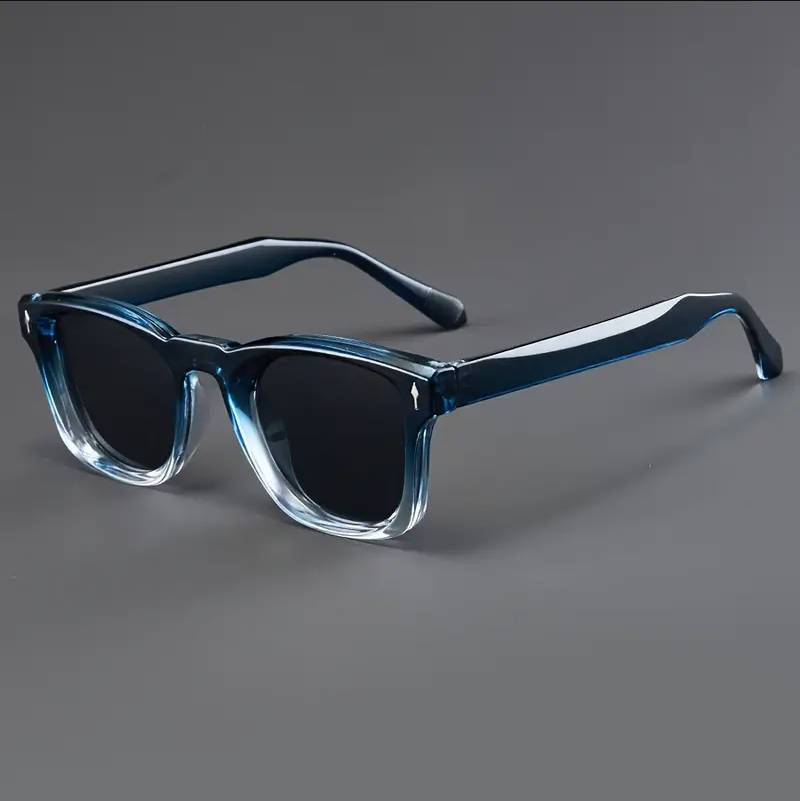 Lunettes de soleil simples pour hommes et femmes, monture carrée ultralégère, pour la conduite en plein air, Protection contre les ultraviolets