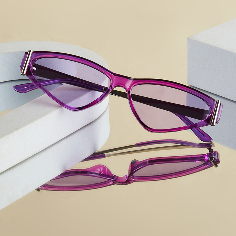 Lunettes à la mode pour femmes, 1 pièce, Triangle inversé, rétro, tendance, décontractées, polyvalentes, adaptées aux défilés quotidiens en plein air