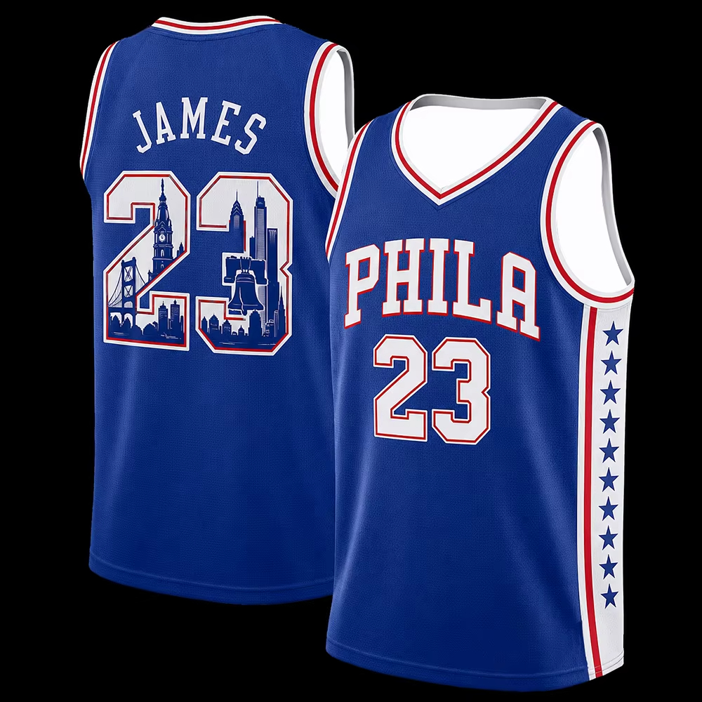 Maillot de basket-ball James 23 2026 – Débardeur sportif classique rétro sans manches en maille respirante – Uniforme d'entraînement pour fans – Gilet de basket-ball