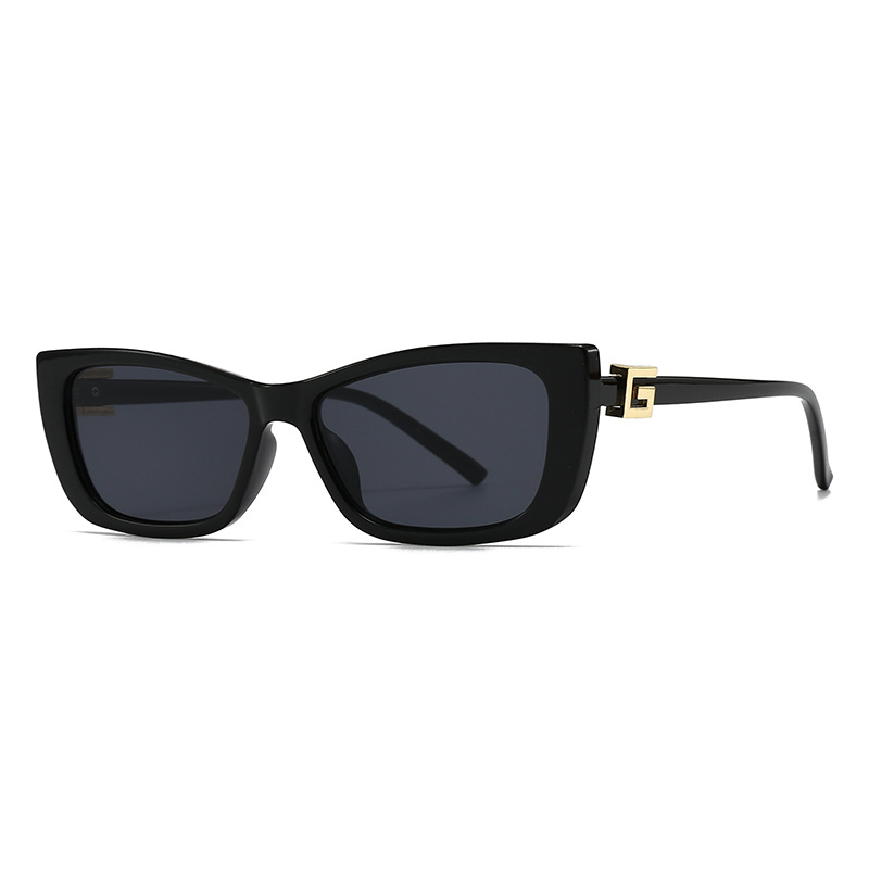 Lunettes de soleil yeux de chat de luxe pour femmes hommes marque de mode concepteur rétro dégradé nuances tendance Rivets lunettes de soleil UV400 LH196