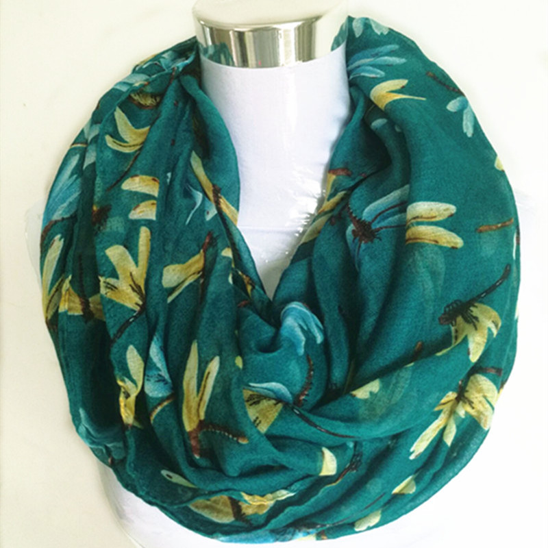 Nouveauté mode imprimé animal anneau écharpe papillon dames foulards Pashmina femmes foulards papillon offre spéciale infini écharpe