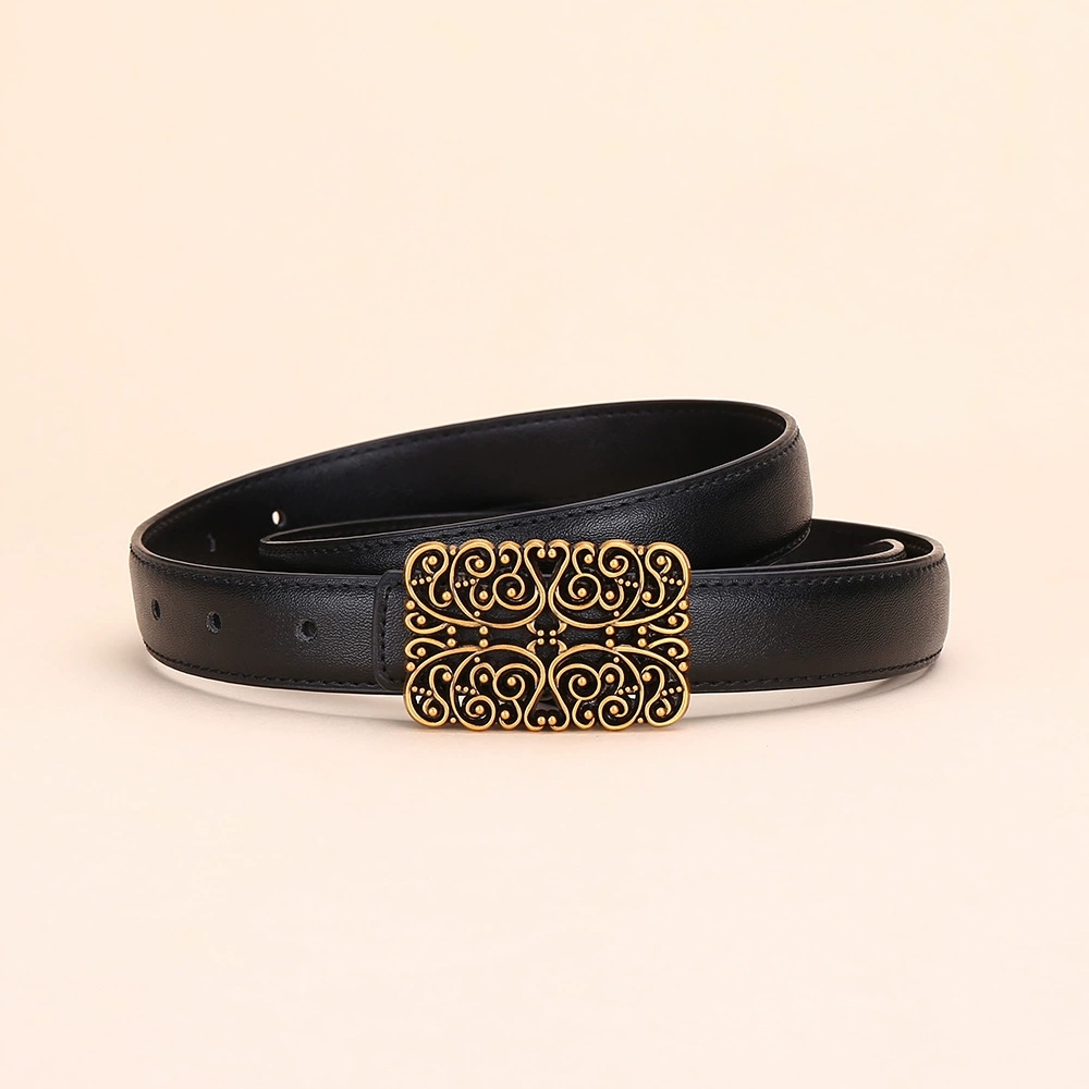 Nouvelle ceinture décorative polyvalente pour femmes, ceinture élégante de style rétro Maillard, robe haut de gamme