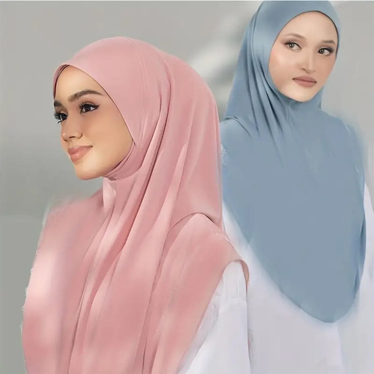 Malaisie couvre-chef casquettes Turban Ramadan pour les femmes de mode musulman instantané Hijab une pièce Amira châles bandeau Khimar écharpe Femme