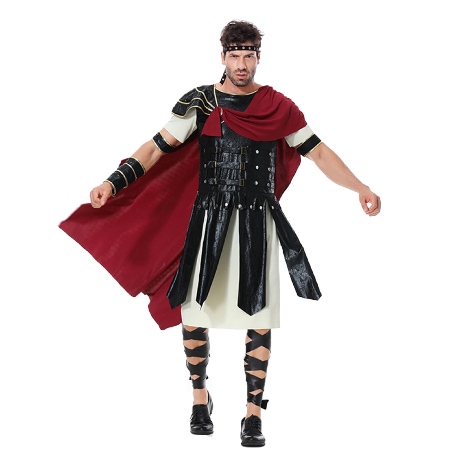 Costume Spartiates Kokor pour Homme, Soldat Gladiateur Romain Médiéval, Vêtements de oral alier Royal