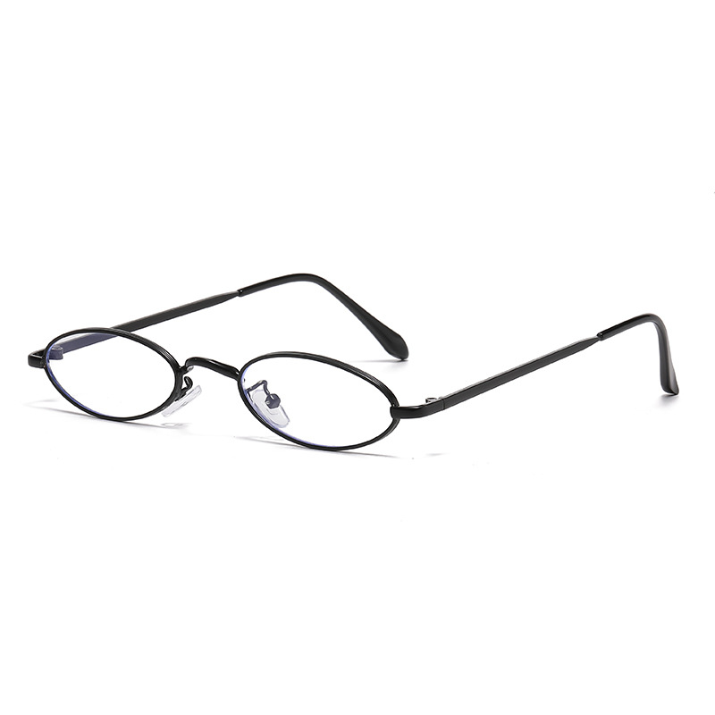 Montures de lunettes en métal ovales tendance pour hommes et femmes, lunettes de lecture personnalisées pour personnes d'âge moyen et âgées
