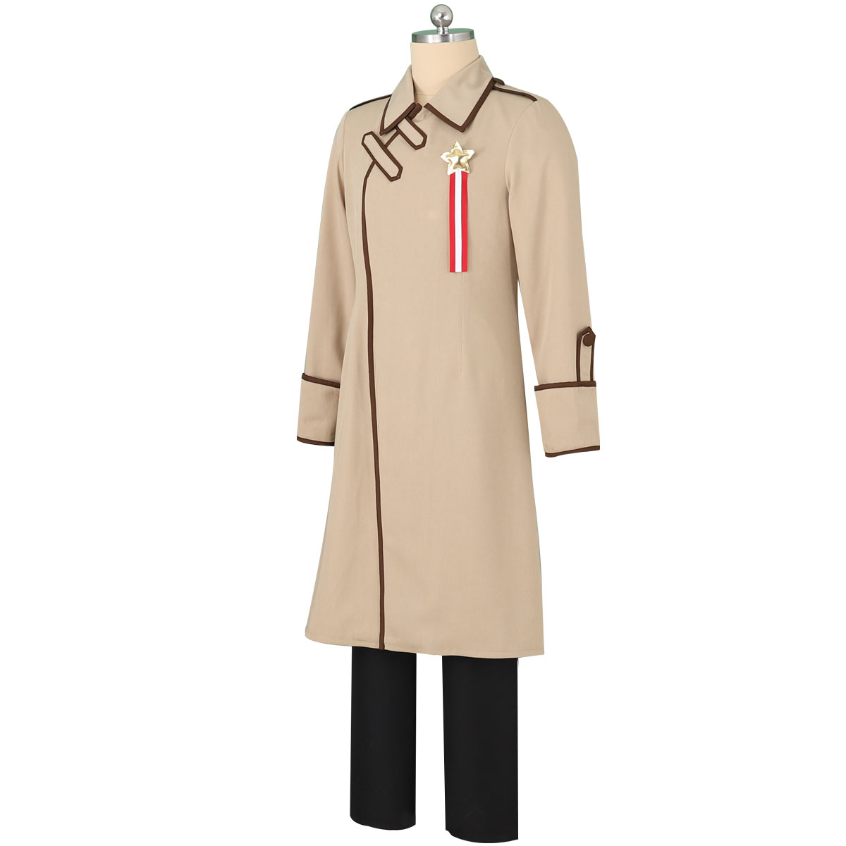 Costume d'anime pour hommes, Costume de Cosplay Hetalia, Ivan Braginsky, uniforme de l'armée russe, écharpe, tenue de noël, Halloween