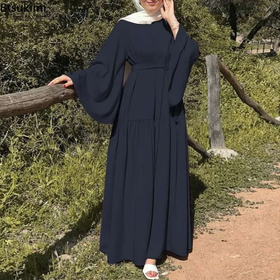 Robe musulmane pour femmes, tiens imar, Hijab, Abaya, Manches évasées, Vêtements islamiques, Abayas pour femmes, Dubaï, Kaftan, Turc, Modestie, Jilbab