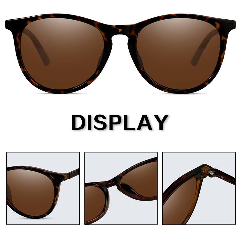 Lunettes de soleil polarisées tendance pour femmes, monture Design de marque rose, UV400