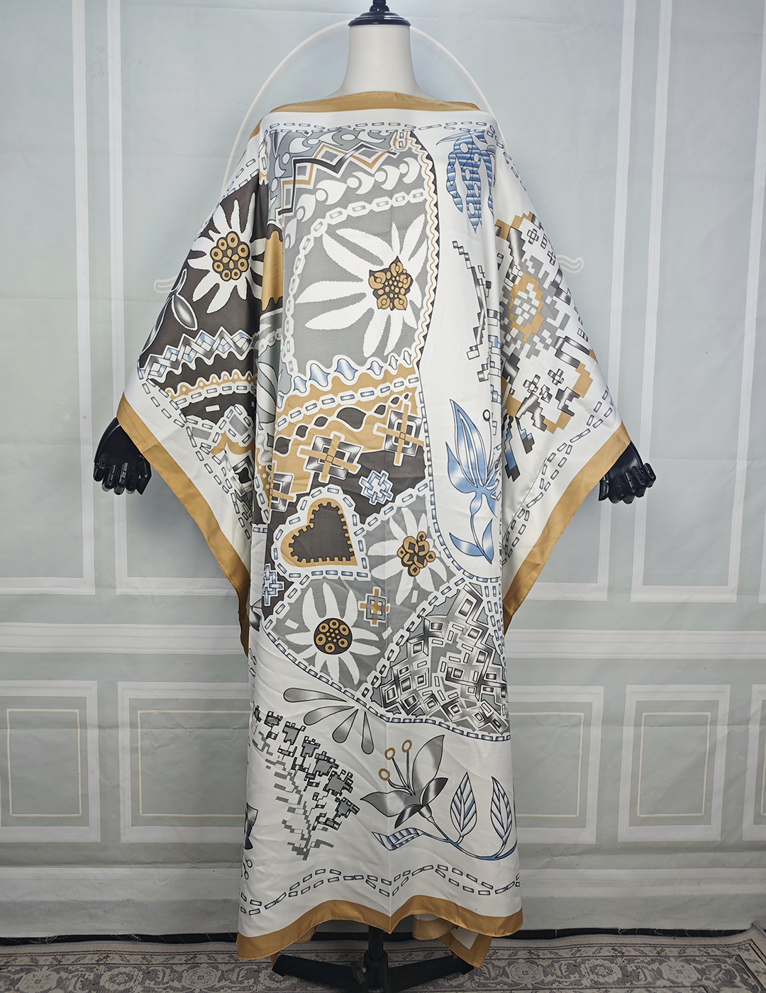 Abaya – robe Maxi africaine pour femmes, vêtements d'été, style bohème, musulman, traditionnel, Dashiki, Kaftan du qatar