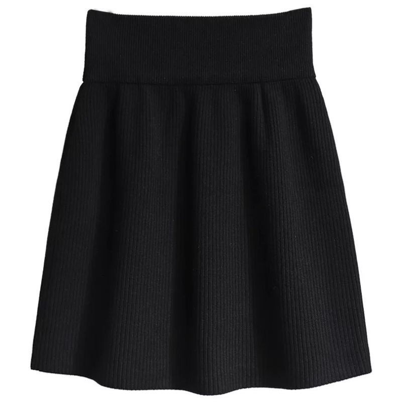 Demi-jupe tricotée pour femme, jupe courte, sac de hanche, pull, demi-mode coréenne, nouvelle collection automne/hiver