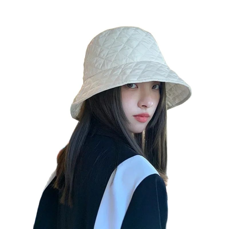 Losange en coton ultra-léger pour femme, chapeau de poisson, casquette Suffolk, veste chaude, décontracté coréen, casquettes ander, Y2K, hiver, nouveau