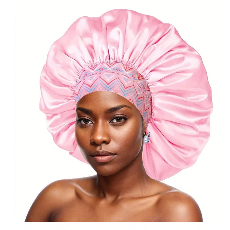 Bonnet uni pour femmes, mode décontractée, imprimé floral, bande large, bonnet doux et confortable pour dormir, pour femmes et filles