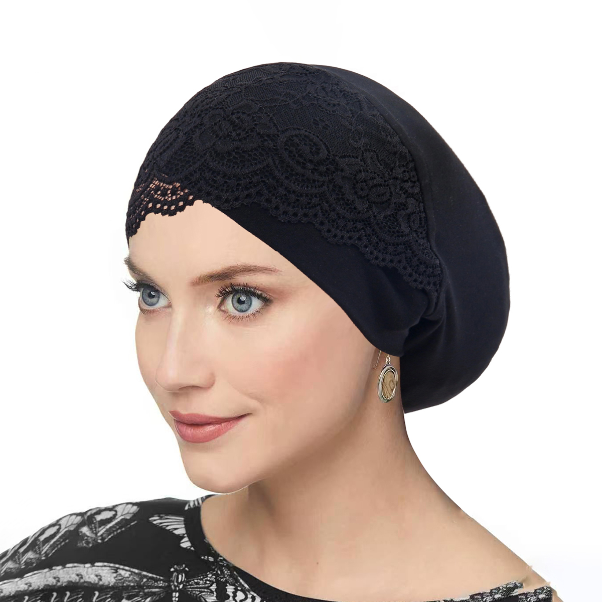 Tête croix intérieure Hijab sous-capuchon avec dentelle Turban musulman Islam sous-écharpe Hijab Bonnet doux extensible HIjabs Tube casquette Turbante