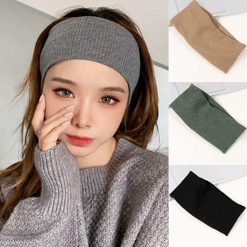 Bandeaux de Cheveux Larges et Solides, Doux et Antidérapants, artificiel astique, pour Sauna, Maquillage, Course à Pied, Yoga, Accessoires pour Femme et Fille