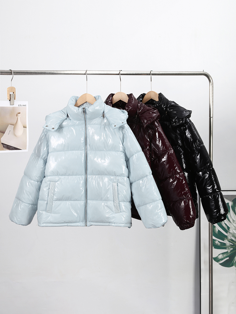 Vestes d'hiver pour femmes 2026 avec capuche, col montant décontracté, fermeture éclair, manches longues, manteau chaud pour femme, veste d'hiver chic et tendance, nouvelle collection.
