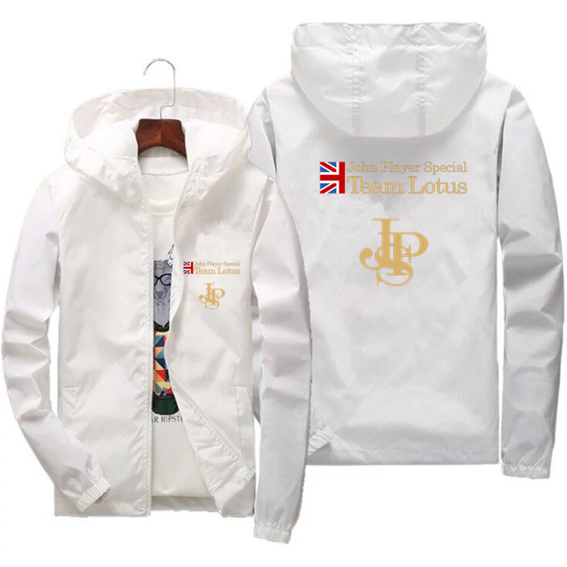 Hommes JPS John Player équipe spéciale grande taille vêtements de sport épais coupe-vent veste à capuche fermeture éclair pilote Parkas vêtements manteau 7XL