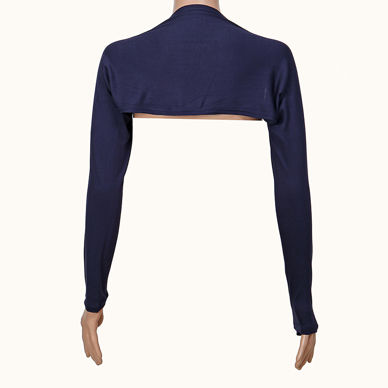 Mancommuniste en jersey pour femmes musulmanes, couverture modale en coton, faux col de bras, protection solaire initiée, document Sliod