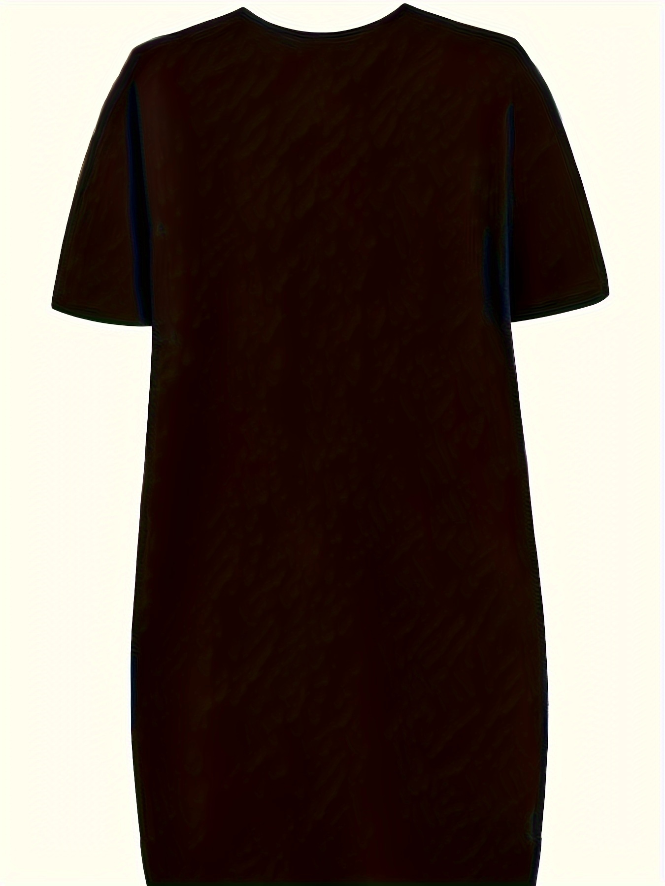 Mini T-shirt à manches courtes et col rond pour femmes, robe longue, mode fille, motif imprimé, surdimensionné, décontracté, été