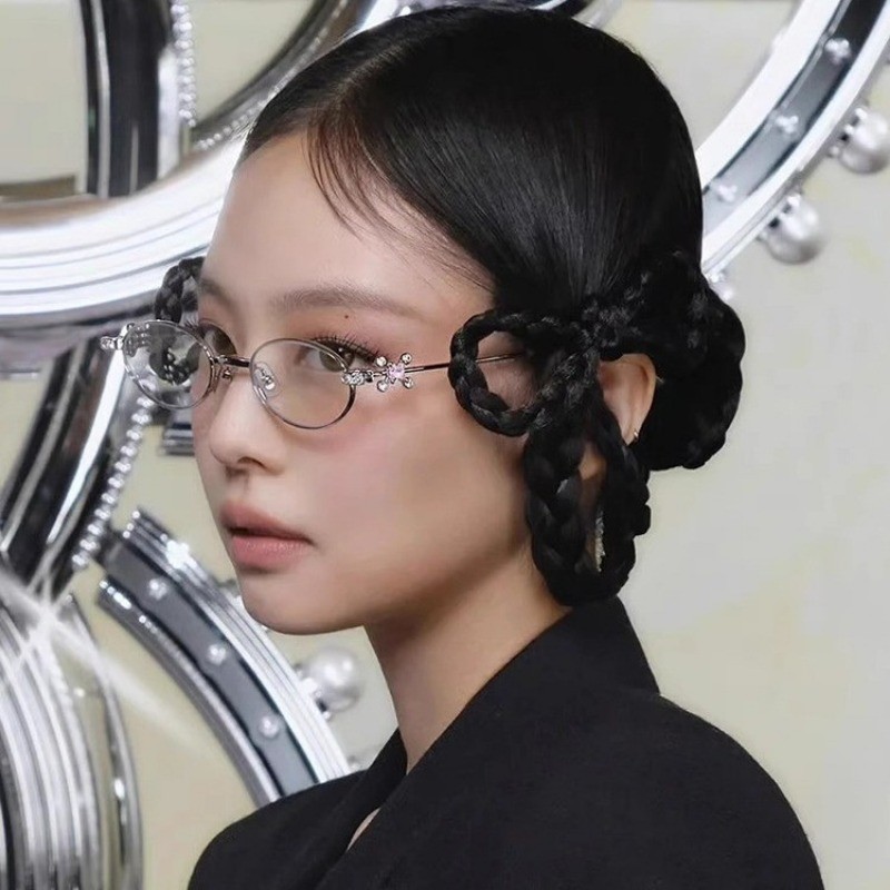 Lunettes de Style à la mode pour femmes, forme ovale, blocage de la lumière bleue, monture pour femmes, verre populaire et élégant pour filles
