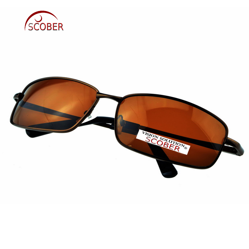 Lunettes de soleil rectangulaires polarisées marron, verres Polaroid, charnière de printemps, Vintage, Google