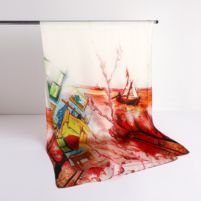 Écharpe en soie 100% véritable de marque de luxe 2026, châles et étoles de créateur pour femmes, foulards d'hiver doux et élégants de Hangzhou, pashmina, hijab pour femme