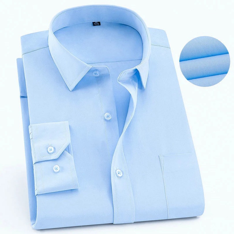Plus grande taille 9XL 8XL 7XL hommes décontracté à manches longues chemises coupe ajustée mâle d'affaires sociales robe chemise marque de mode couleur unie